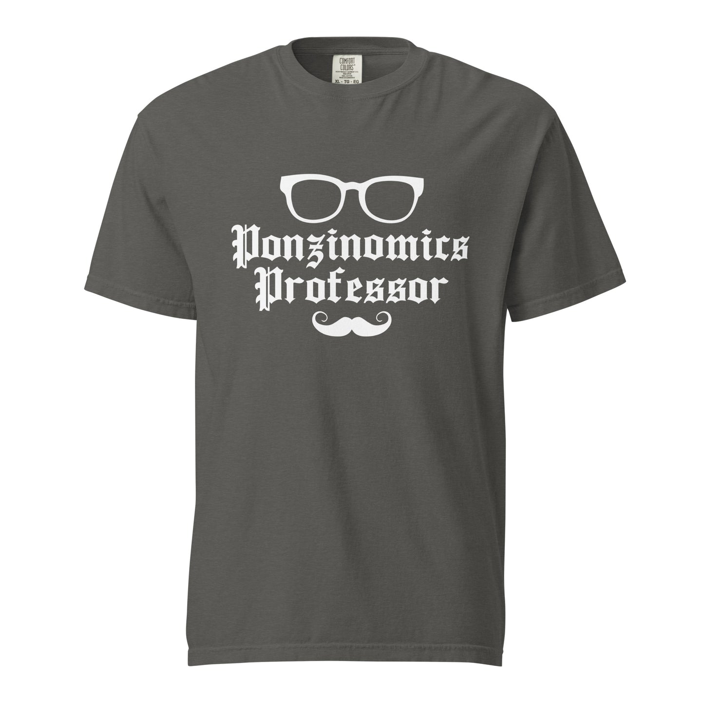 Ponzinomics Prof. heavyweight t-shirt
