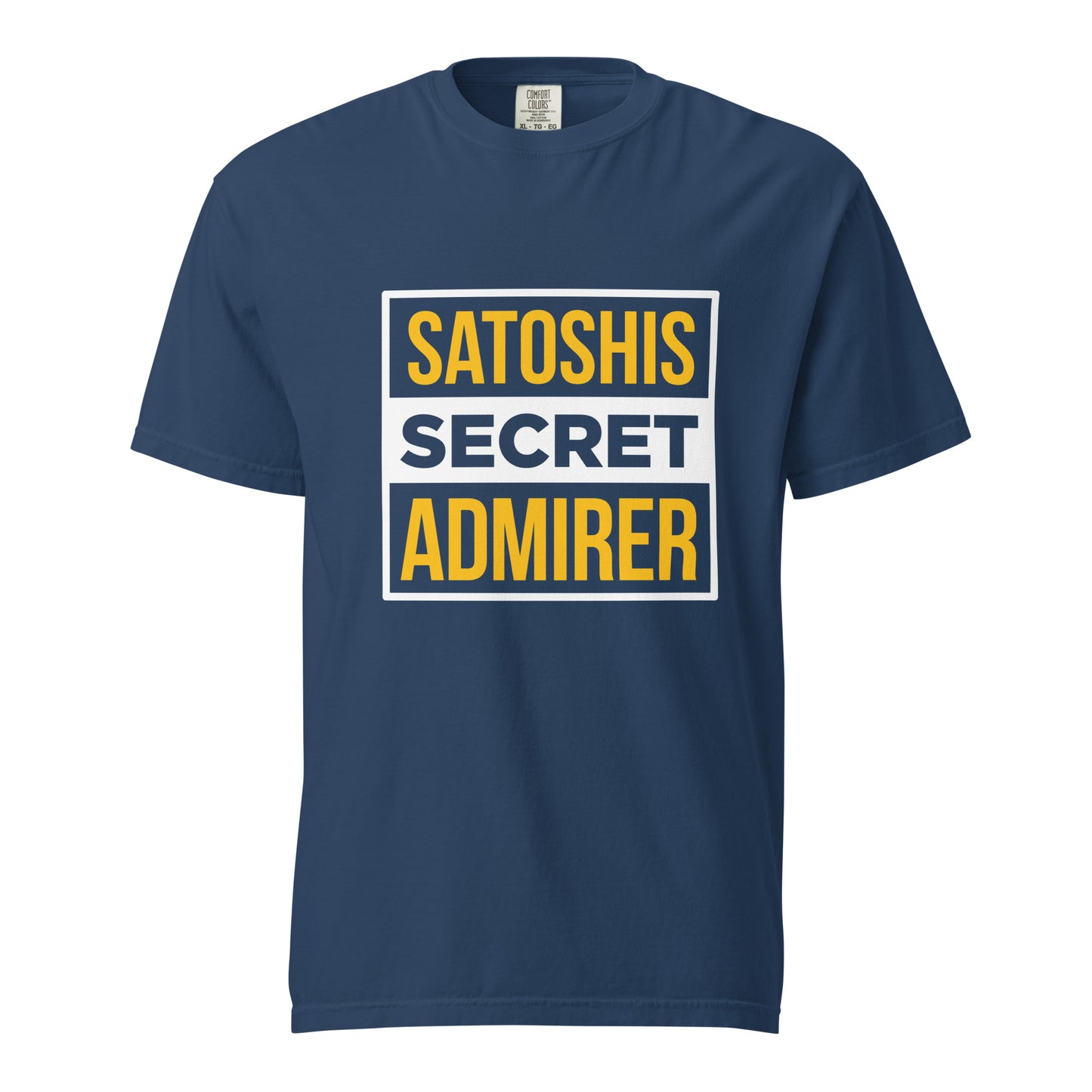 Satoshi's secret admirer heavyweight t-shirt